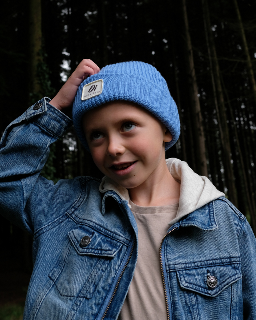 Kids Blue Beanie