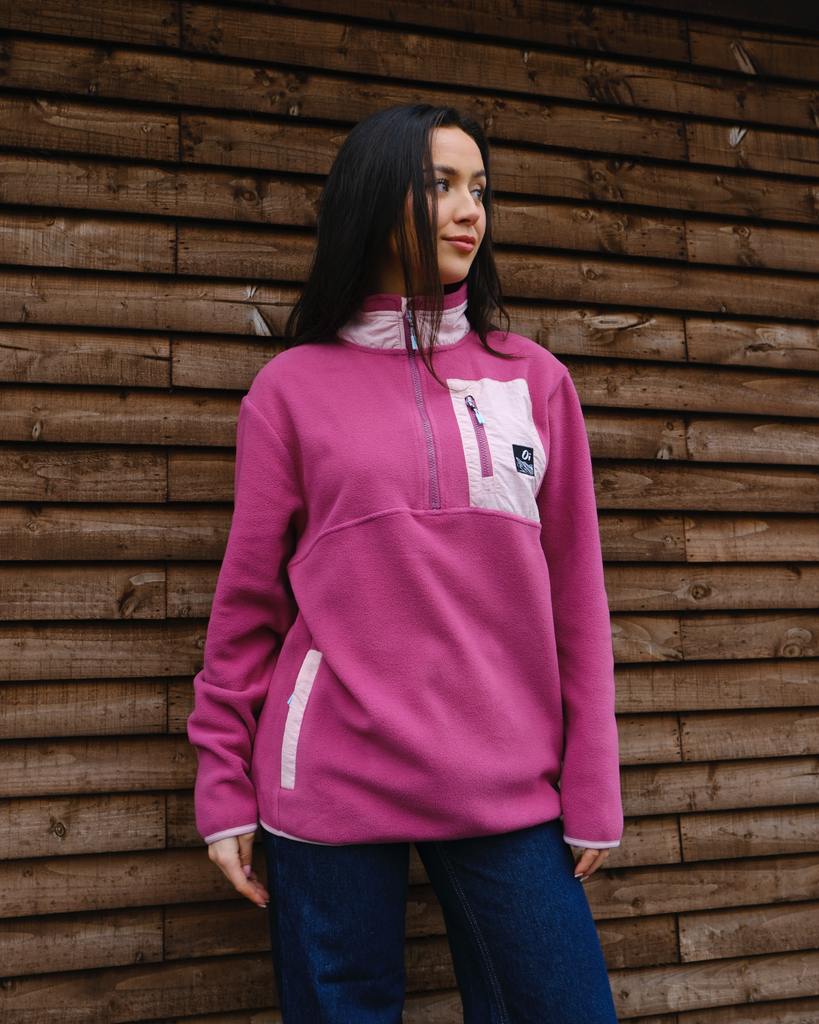 women's pink fleece