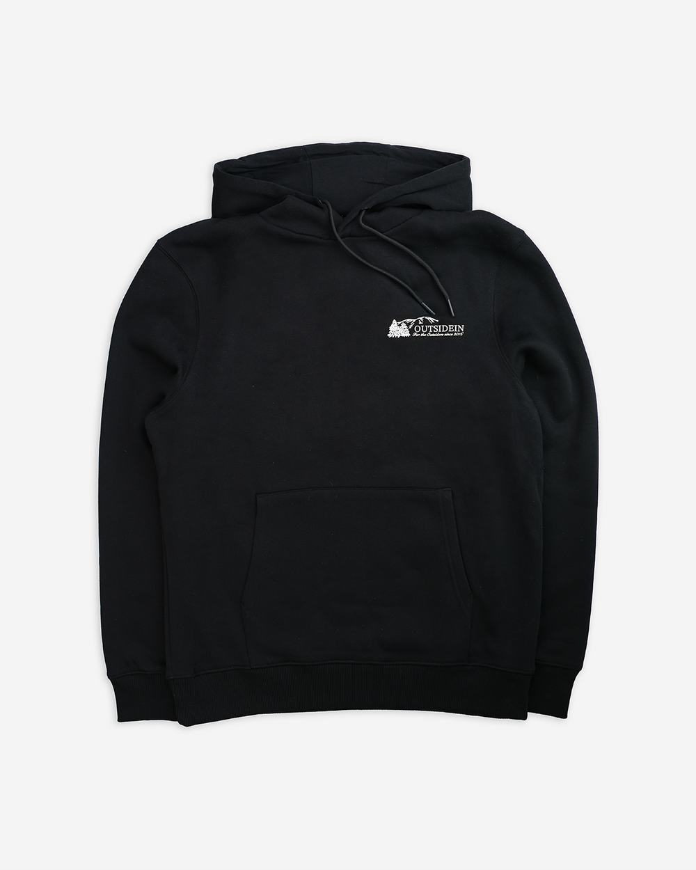 OutsideIn Black Mountain Hoodie, front view