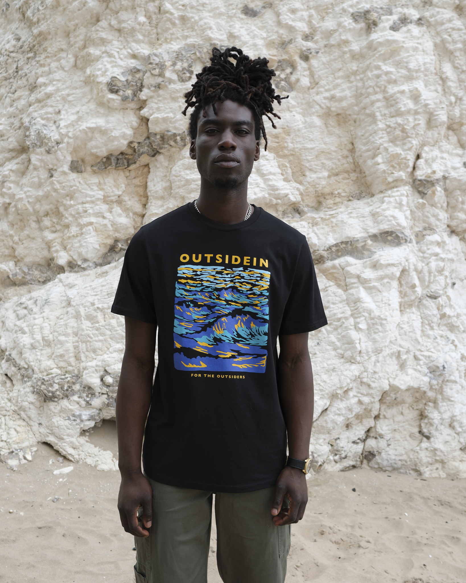 Black Wave T-Shirt | OutsideIn