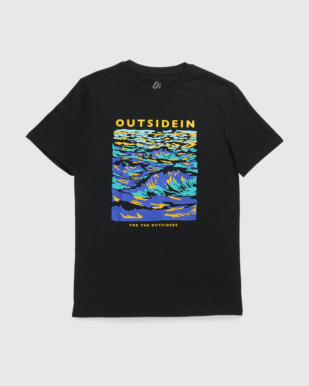 Black Wave T-Shirt | OutsideIn