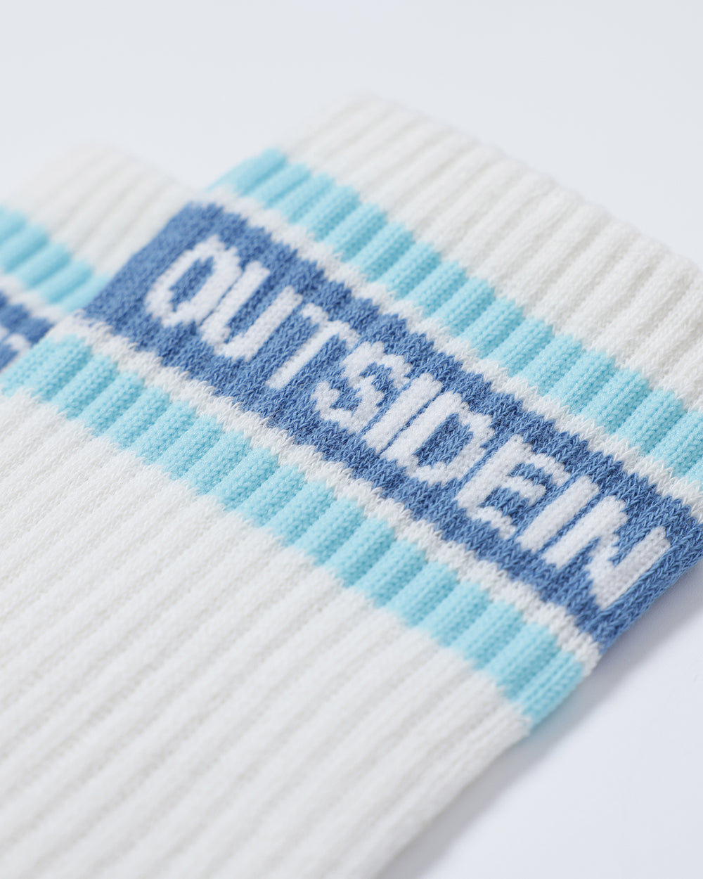 OutsideIn Blue Cloud Dancer Socks, close view