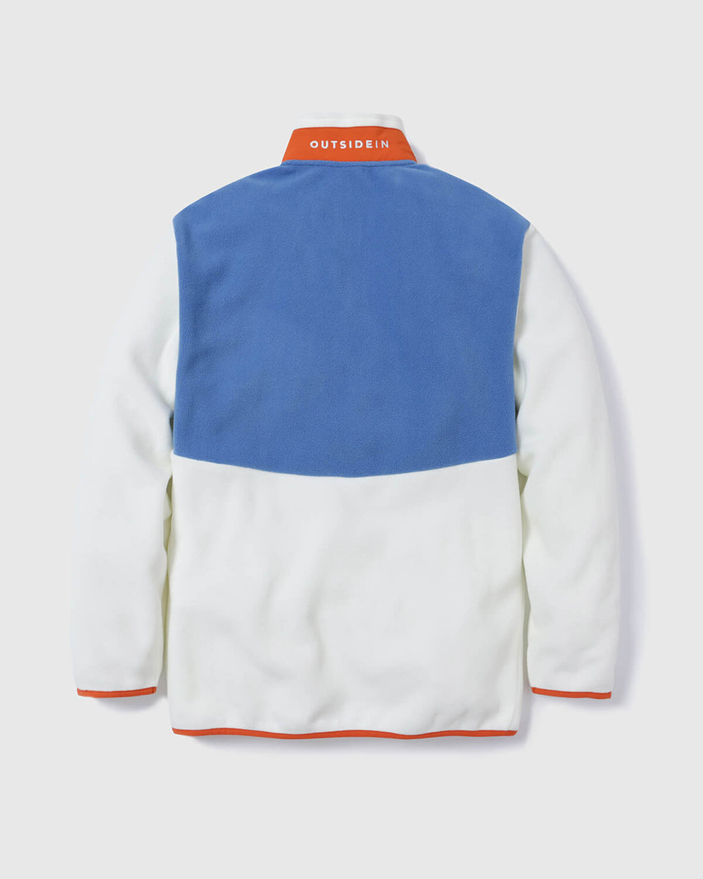 Blue & Orange Signature Pocket Fleece Back