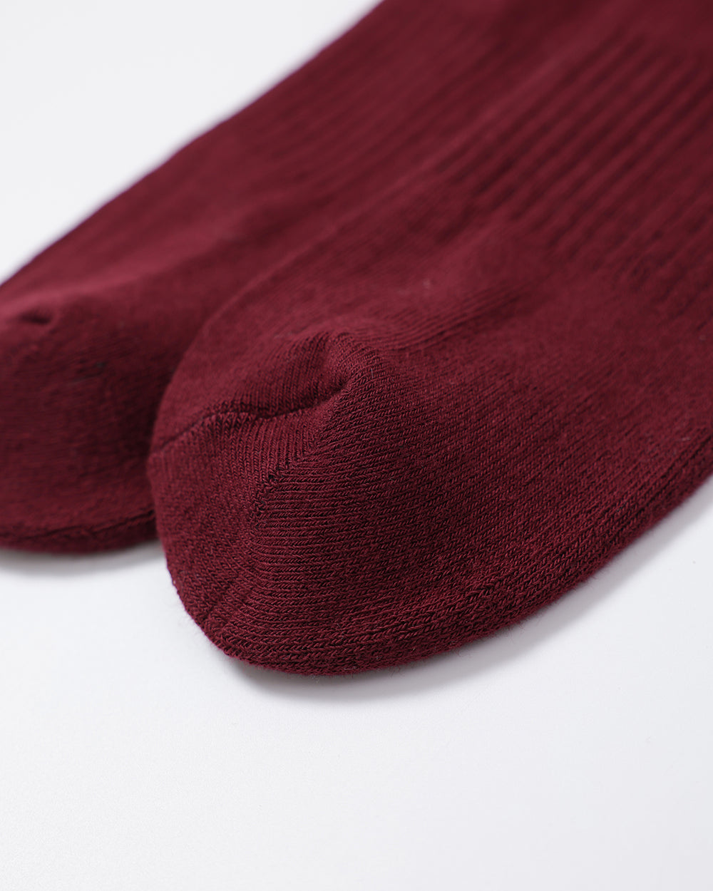 OutsideIn Burgundy Vintage Socks, close up 2