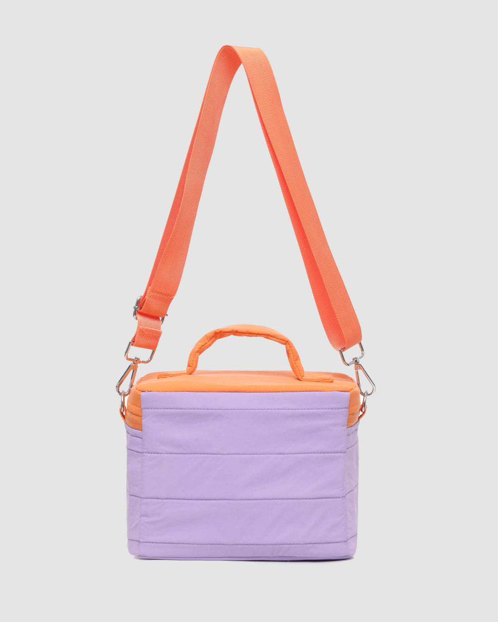 Back view of OutsideIn Burnt Orange Lavender Mist Lunch Bag