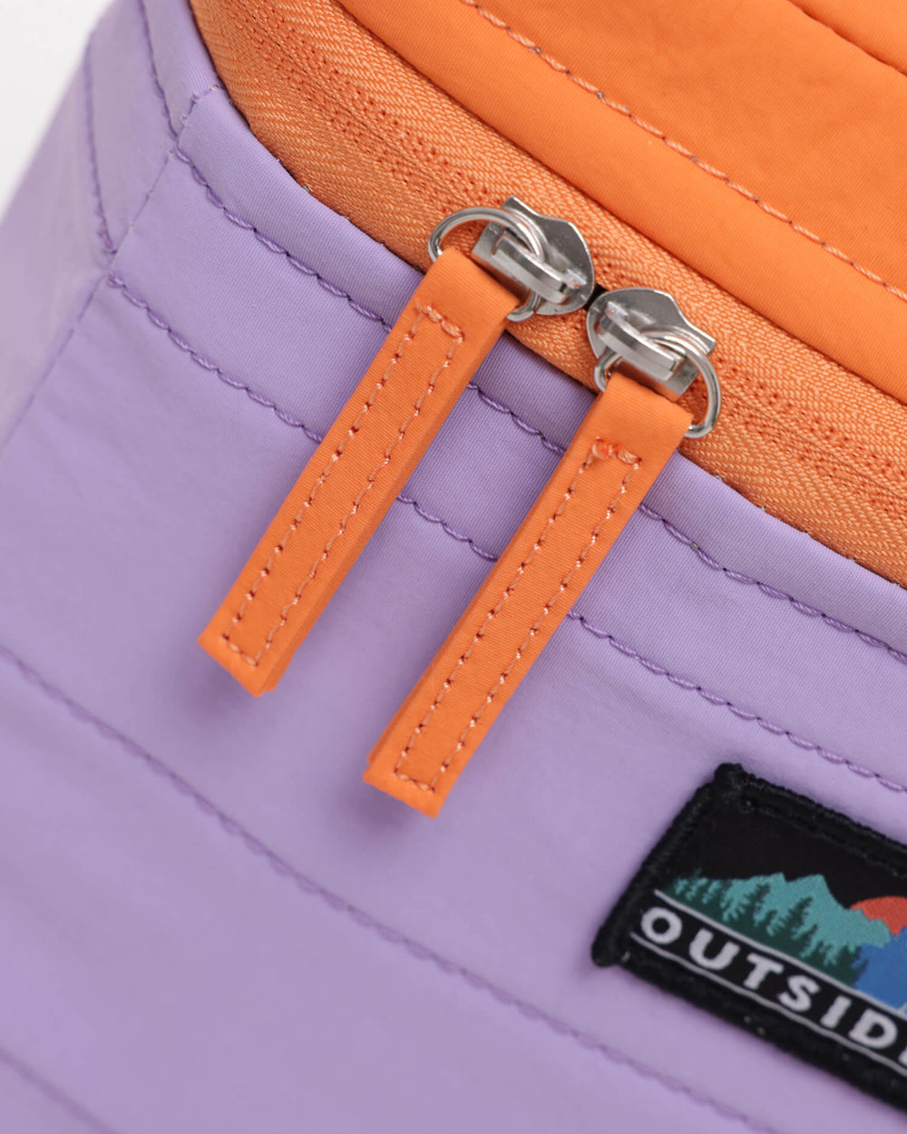 Close up of OutsideIn Burnt Orange Lavender Mist Lunch Bag