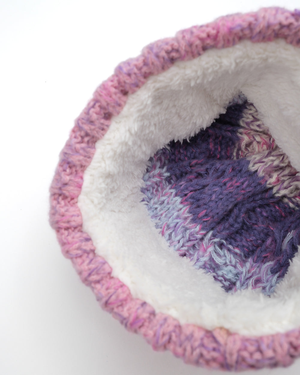 OutsideIn Candy Cloud Pom, close interior view 
