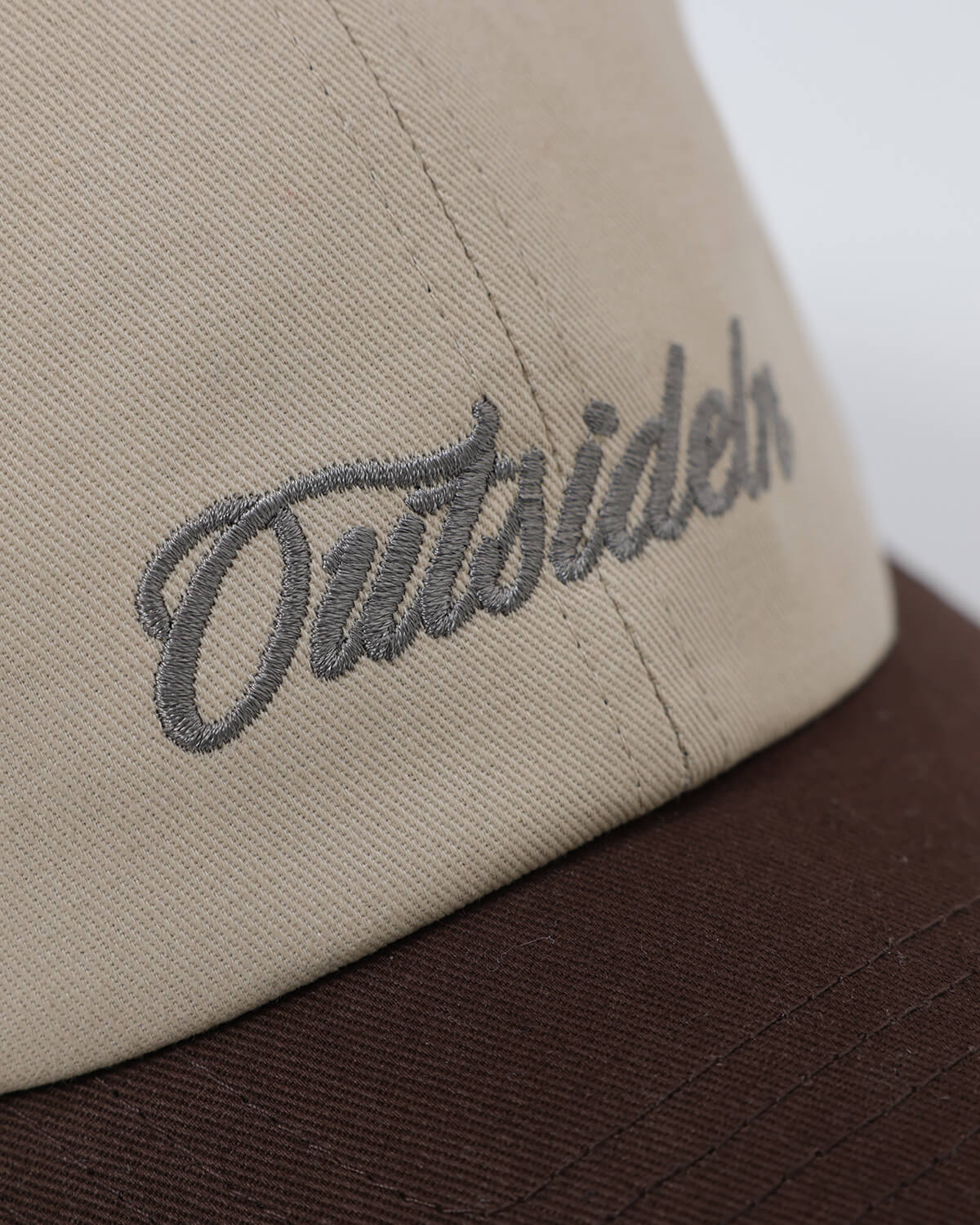 Driftwood Embroidered Brown Cap | OutsideIn
