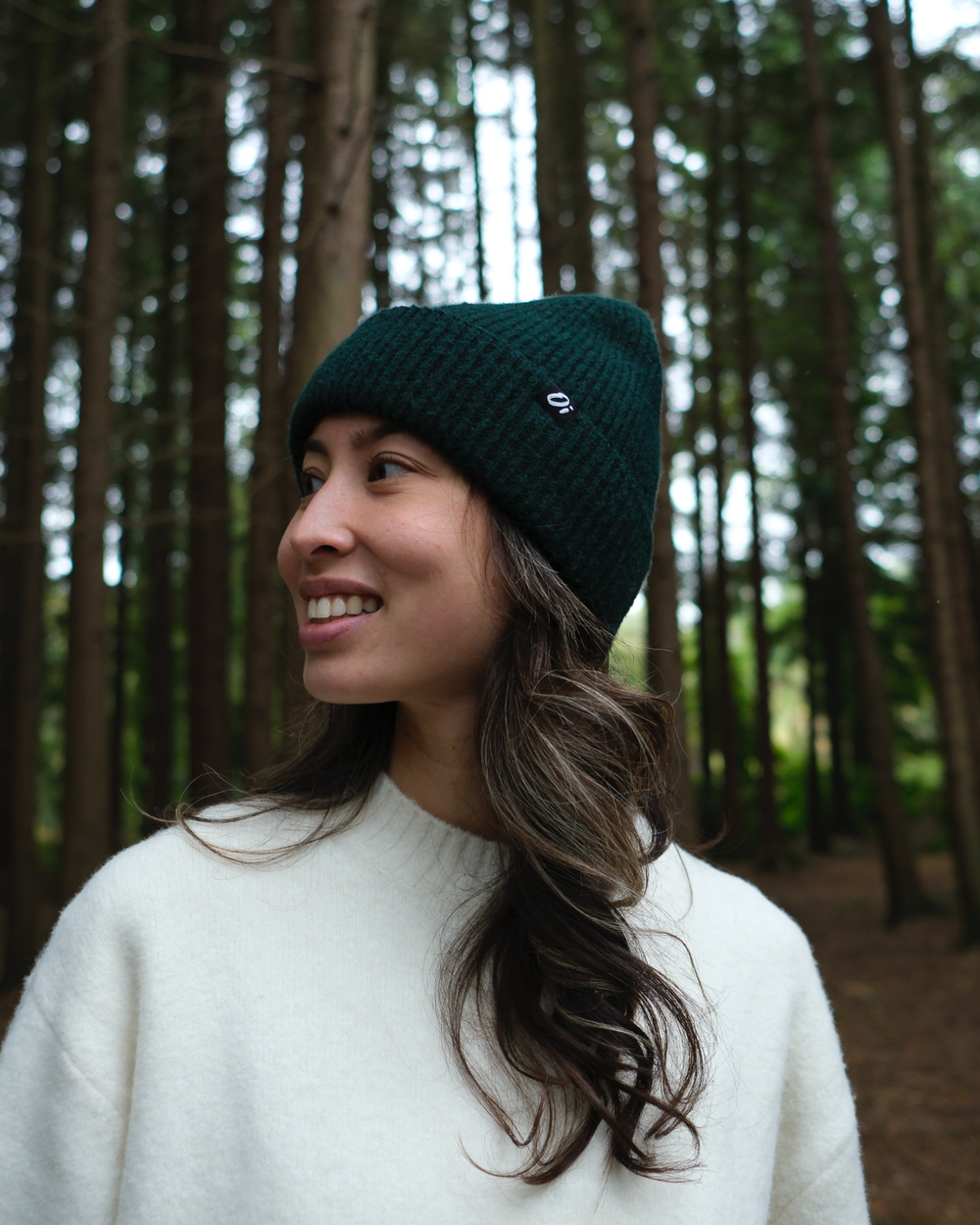 OutsideIn Forest Elements Beanie, lifestyle photo
