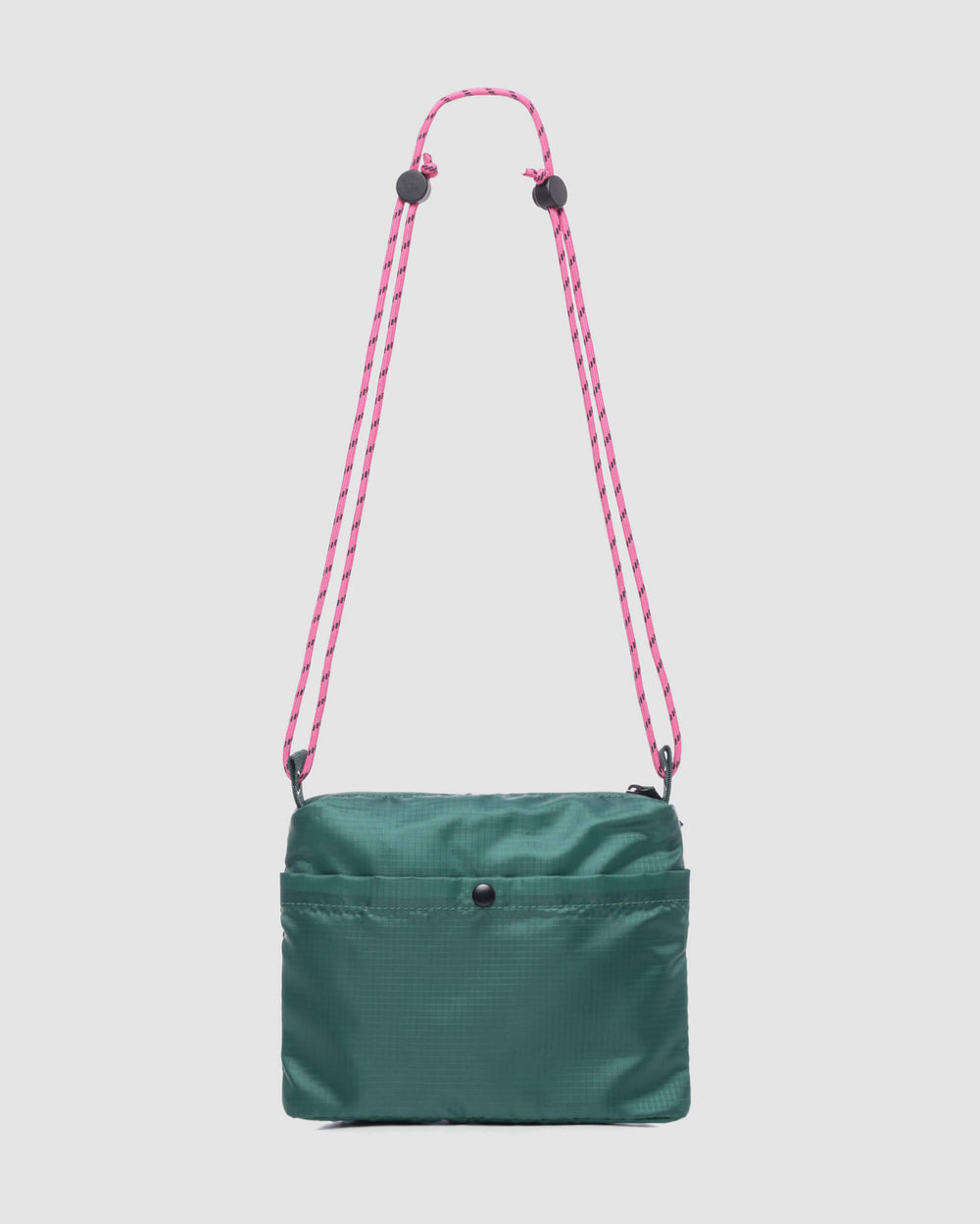 OutsideIn Forest Green Lightweight Shoulder Pouch Back view