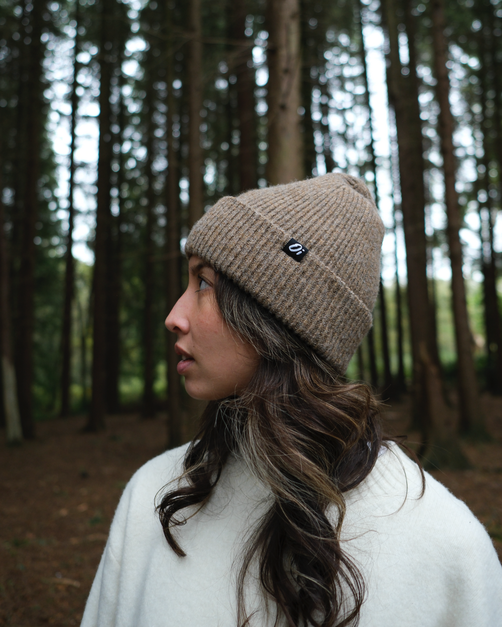 OutsideIn Hazel Elements Beanie, model shot