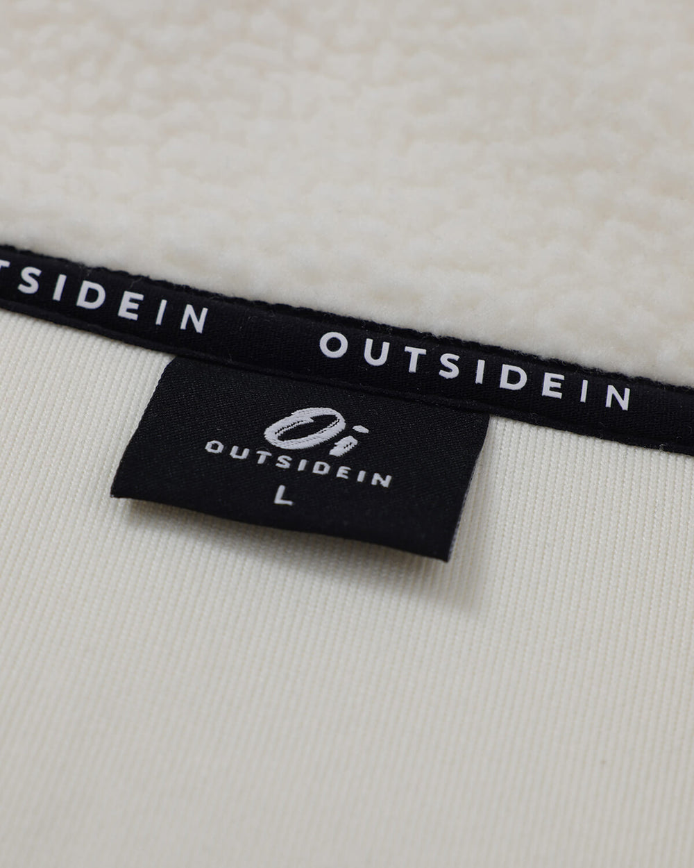 Marshmallow Essential Fleece Neck Label