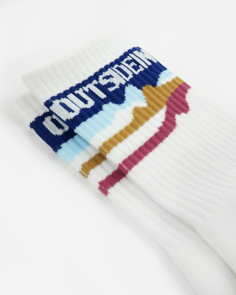 OutsideIn Mountain Vintage Socks, close view