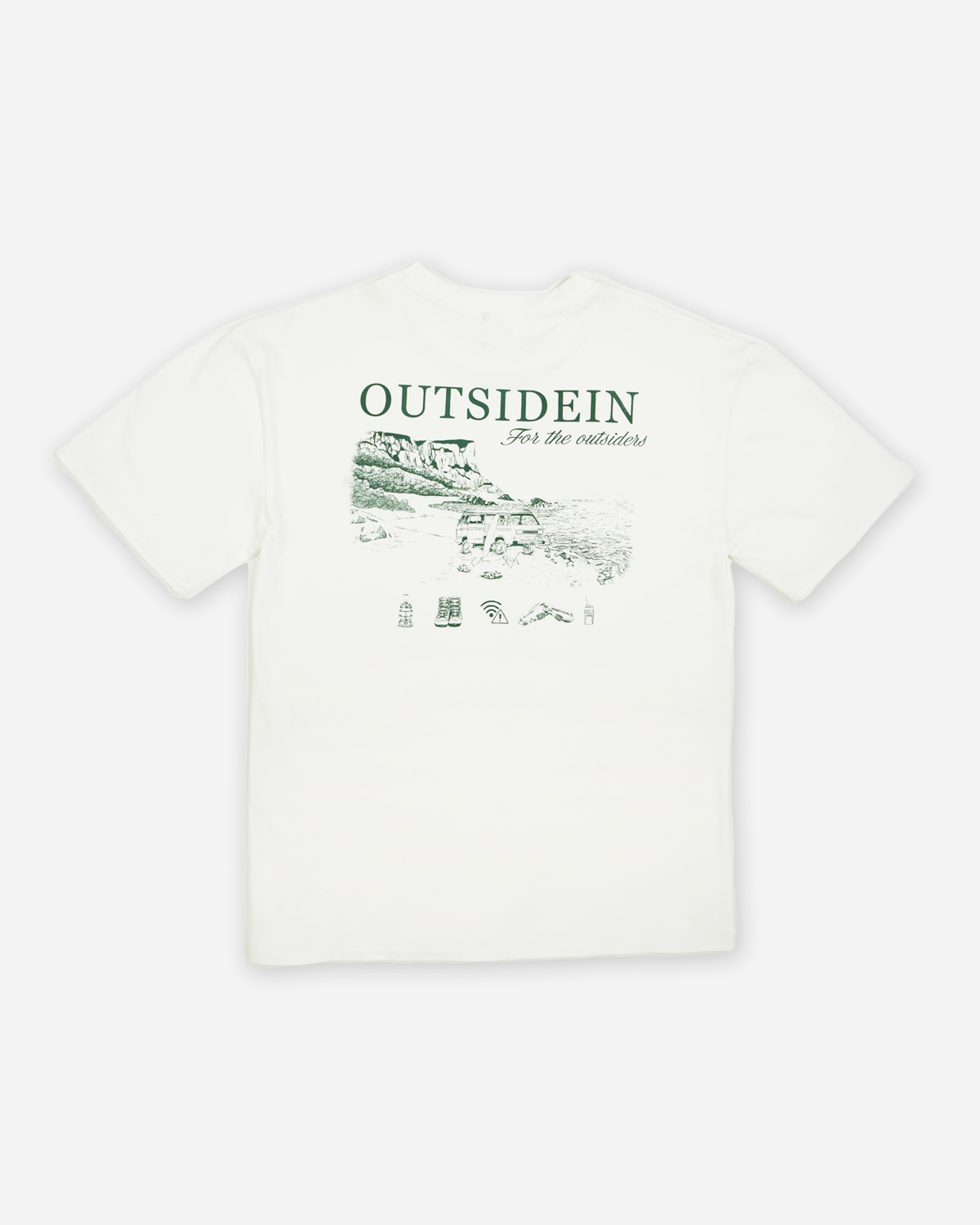 Off White Campervan T Shirt OutsideIn