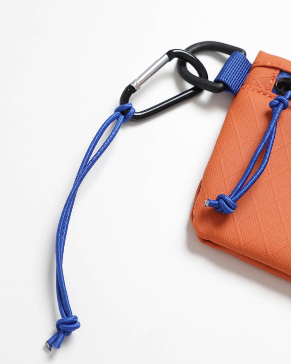 Close up of OutsideIn Burnt Orange Flat Pouch 