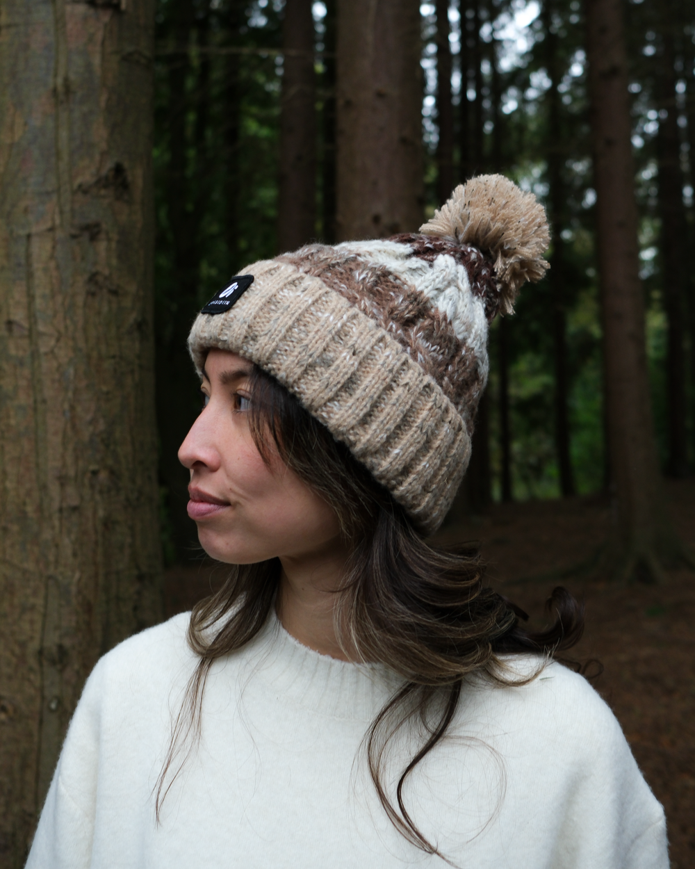 OutsideIn Chestnut Trail Pom Pom hat