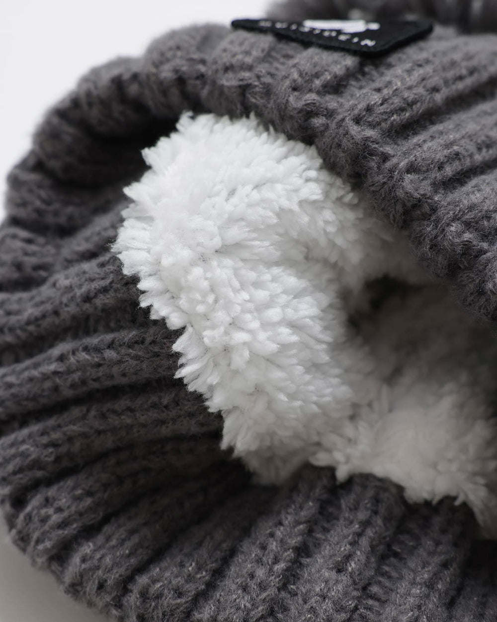 OutsideIn Grey and Black Charcoal Ridge Pom Interior
