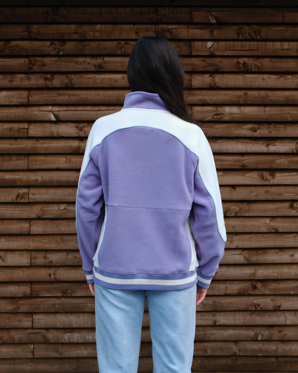 Lavender Purple Women's Sports Fleece back view