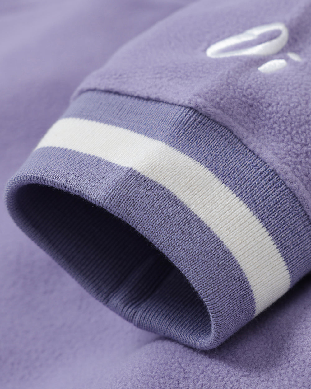 OutsideIn Lavender Sports Fleece close-up 