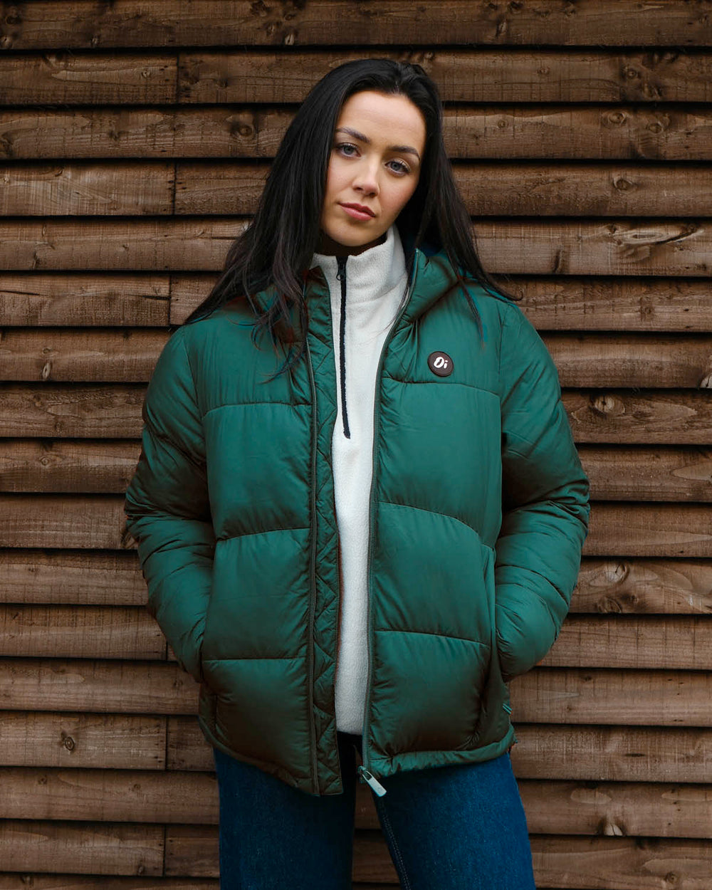 OutsideIn Pine Panel Puffer Jacket lifestyle photo