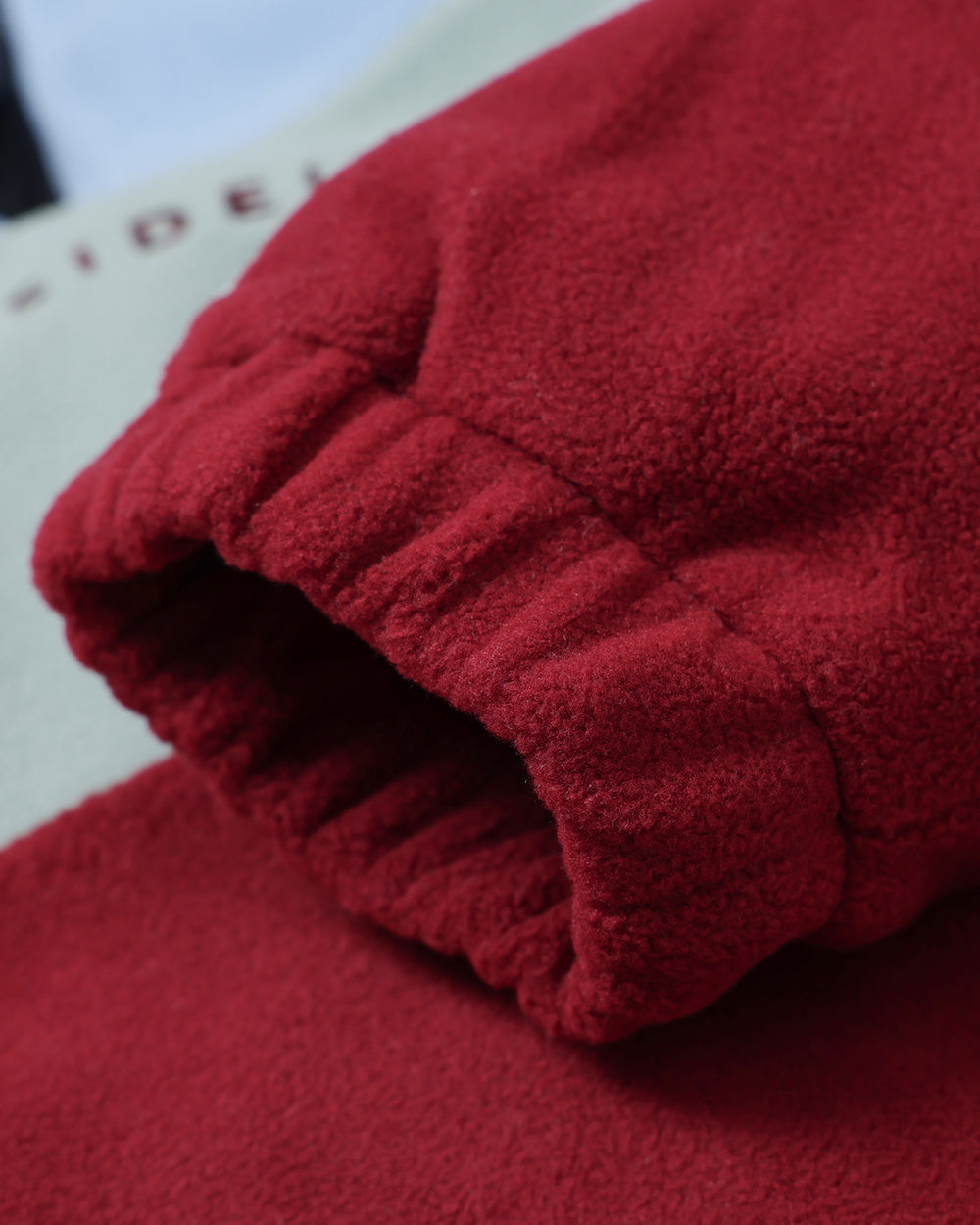 OutsideIn unisex close-up of Blue Sage Band zip Fleece