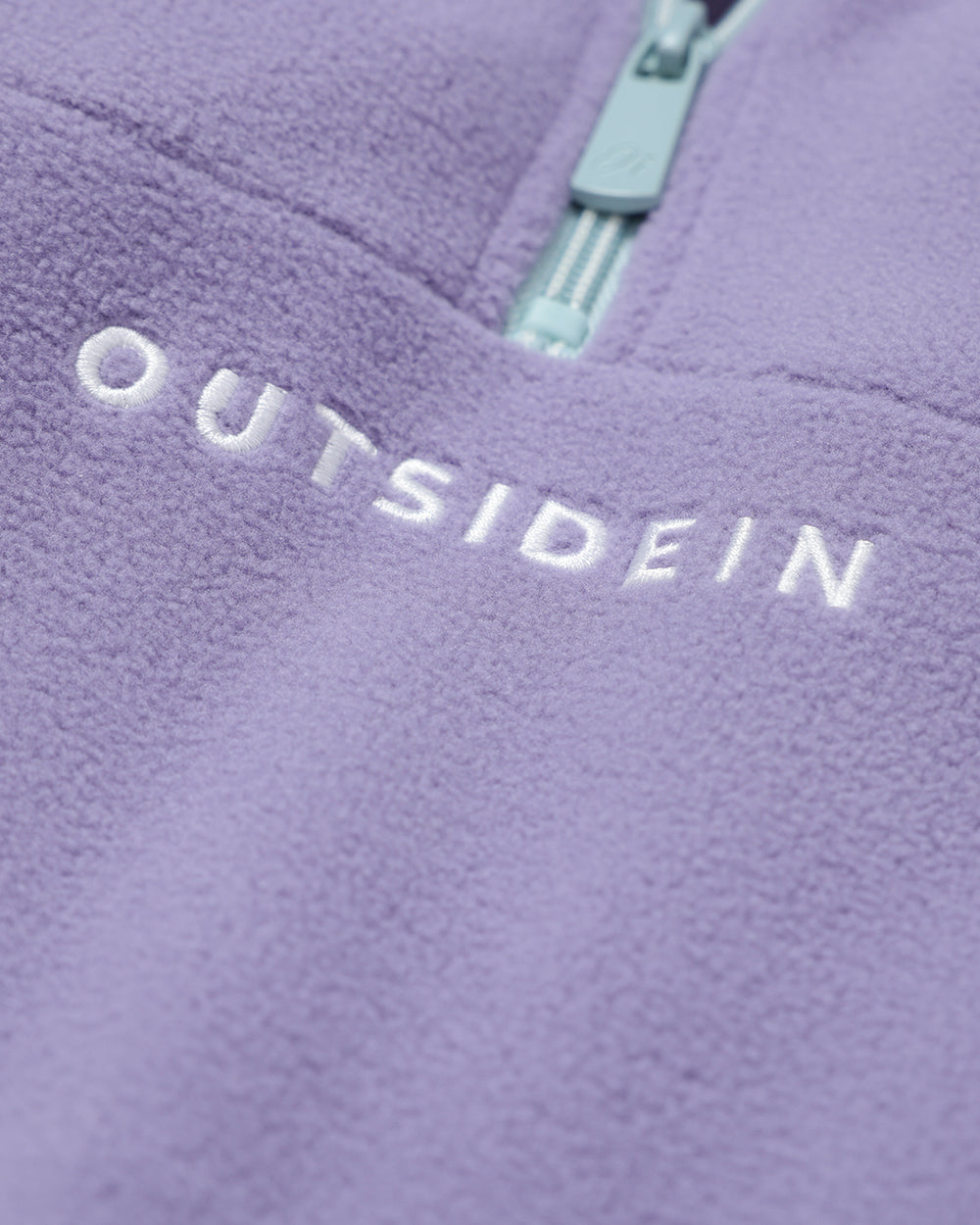 OutsideIn Unisex Lavender Sports Fleece close-up