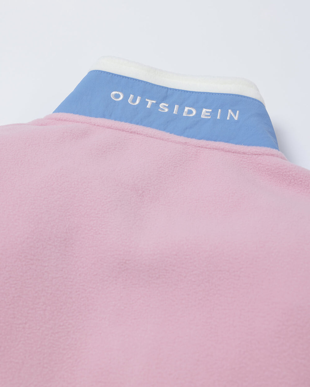 OutsideIn Pink & Blue Signature Pocket Fleece Back Neck