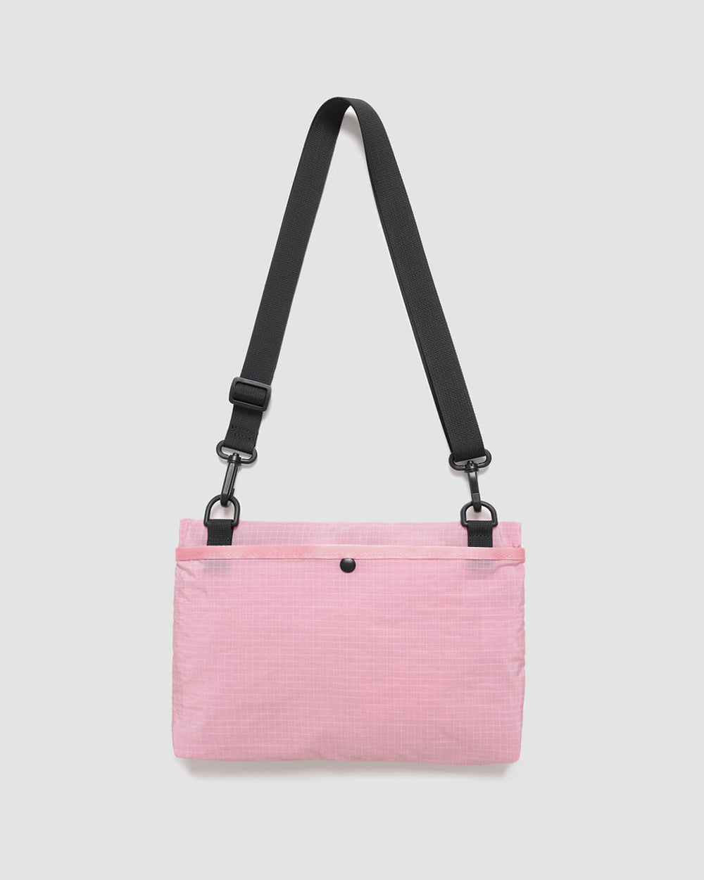 Back view of OutsideIn Pink Grey Lightweight Sling Bag