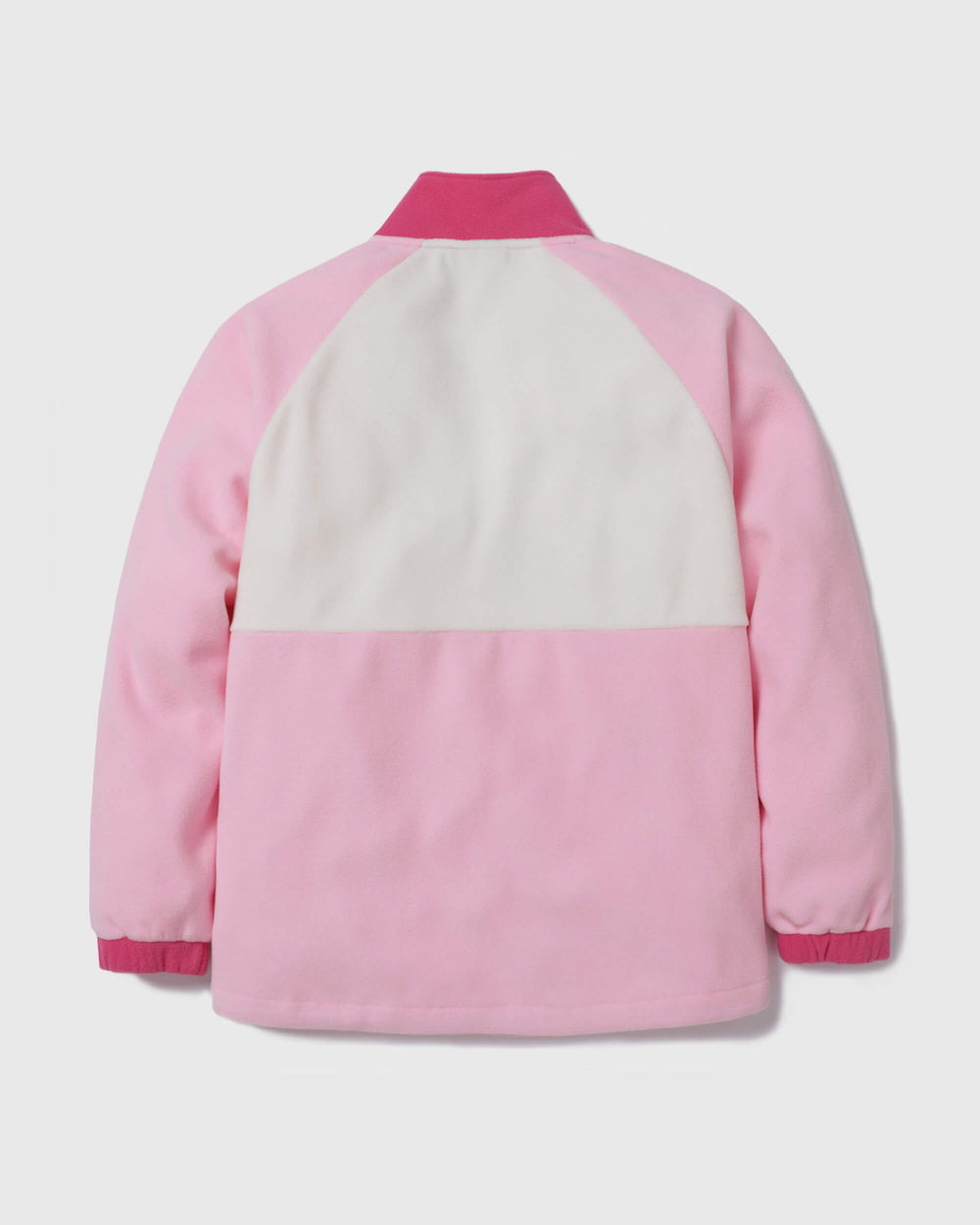 Pink Magenta Signature Pocket Fleece Flat lay back view