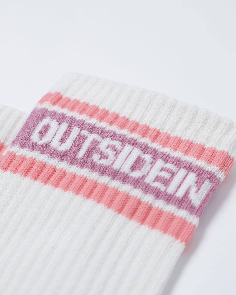 OutsideIn Pink Cloud Dancer Socks, close view