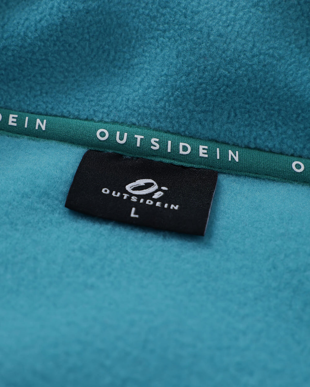 OutsideIn Sea Glass Signature Pocket Full Zip Fleece Tag