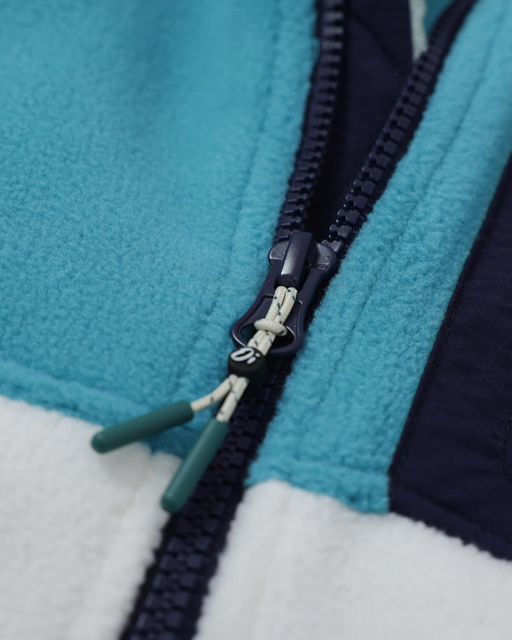 OutsideIn Sea Glass Signature Pocket Full Zip Fleece Zip