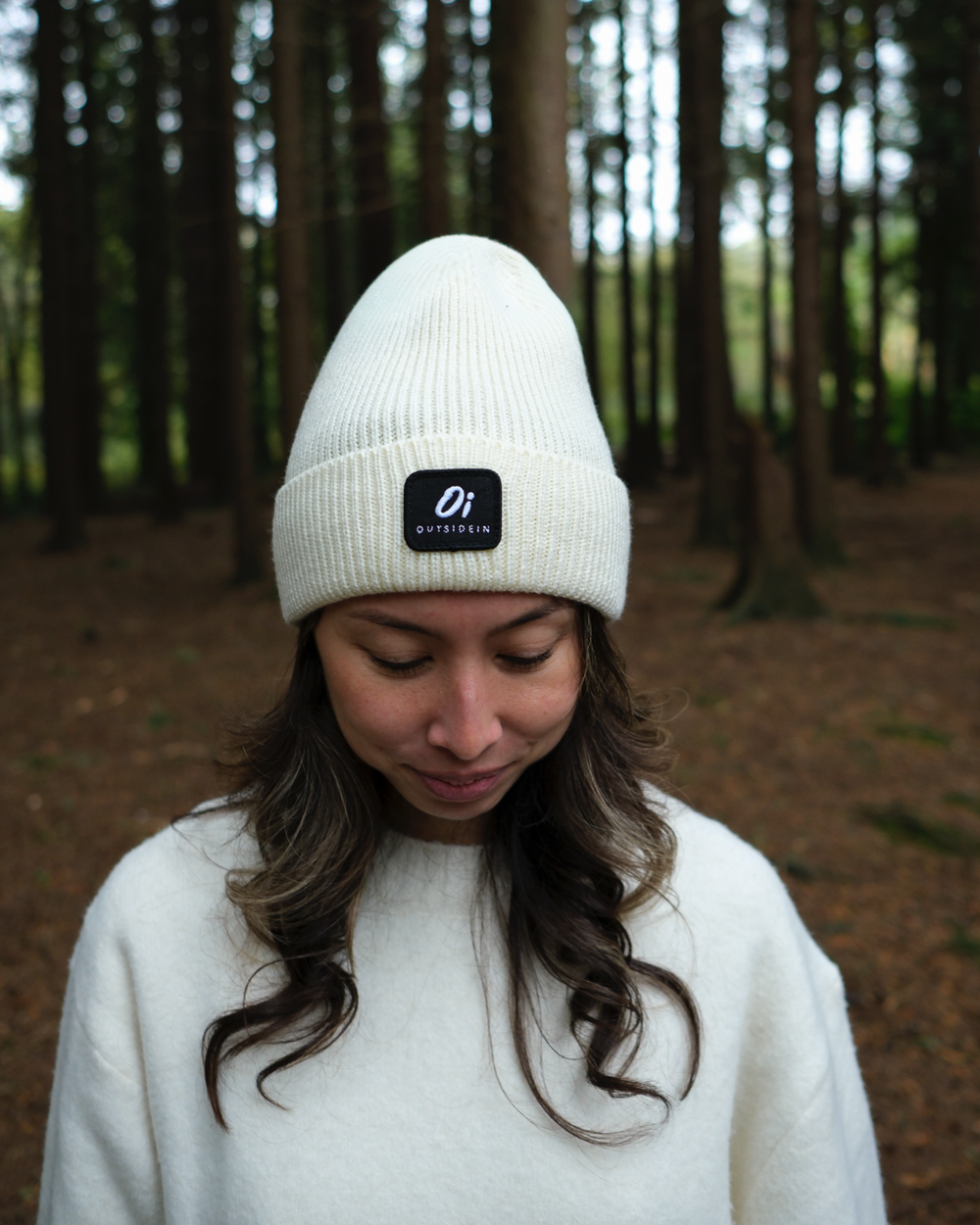 OutsideIn Vanilla_Ribbed_Beanie, Lifestyle photo