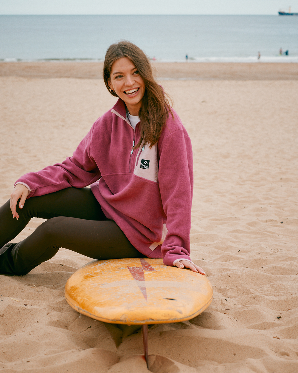 Berry & Rose Signature Pocket Fleece lifestyle photo