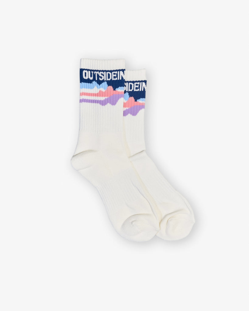 Three pairs of Cloud Dancer socks in soft fabric, cushioned snug fit