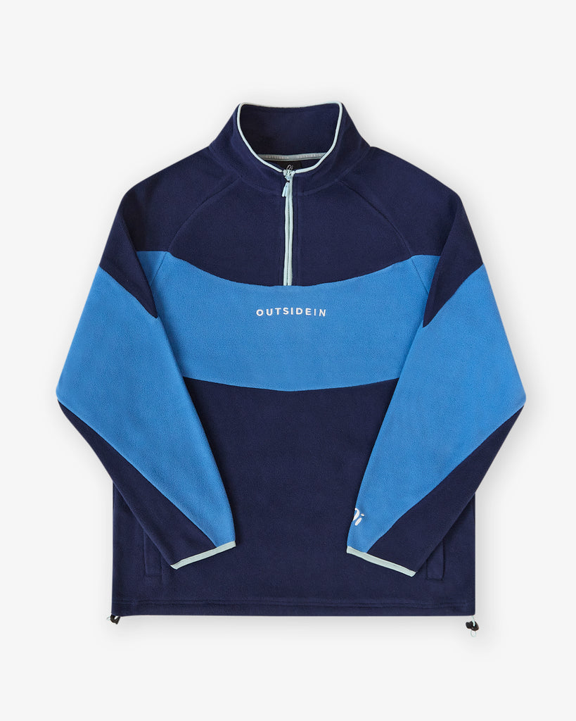 Navy and Blue Unisex Fleece